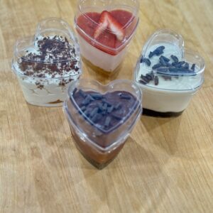 Tiramisu Heart Cups 5Oz